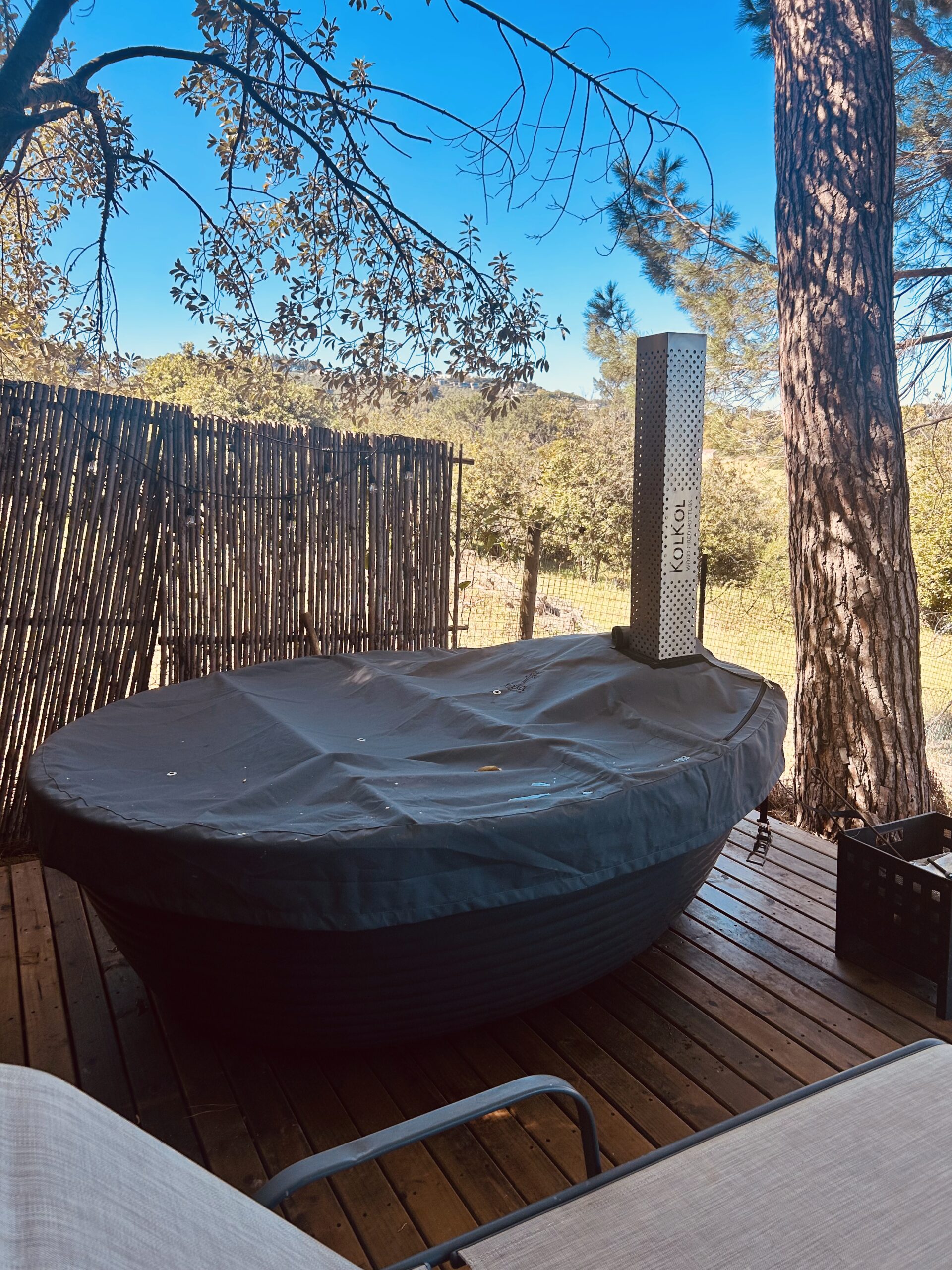 New at Villa Helderberg: a KolKol Wood-Fired Hot Tub