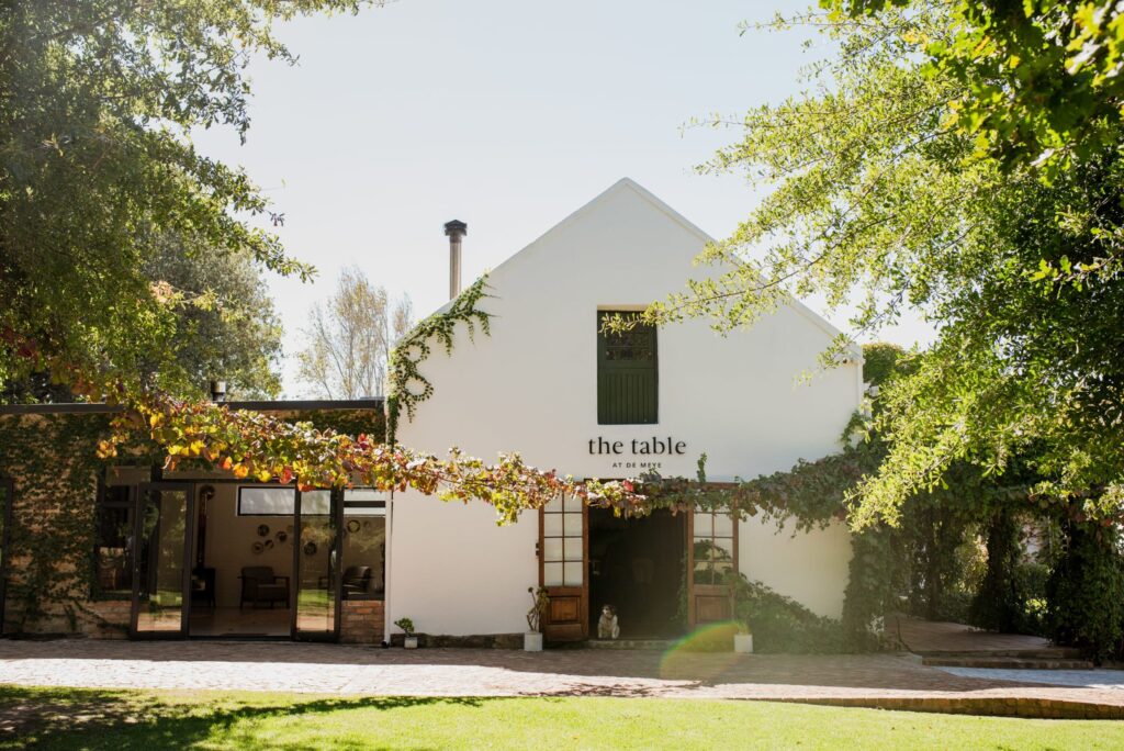 Lunch at The Table at De Meye, Stellenbosch