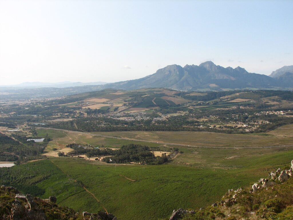Somerset West am Fuß des Helderbergs