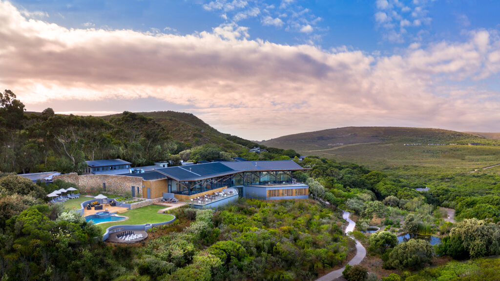 Grootbos Garden Lodge im Fynbos über der Walker Bay
